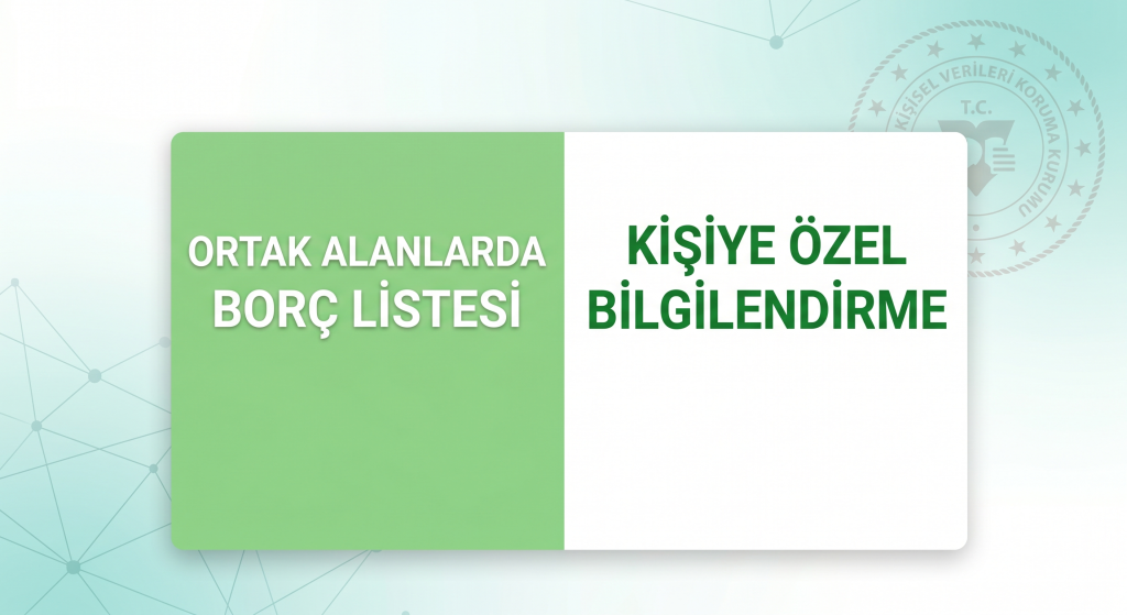 Borç Listelerini Ortak Alanlara Asmak Yasaklandı!